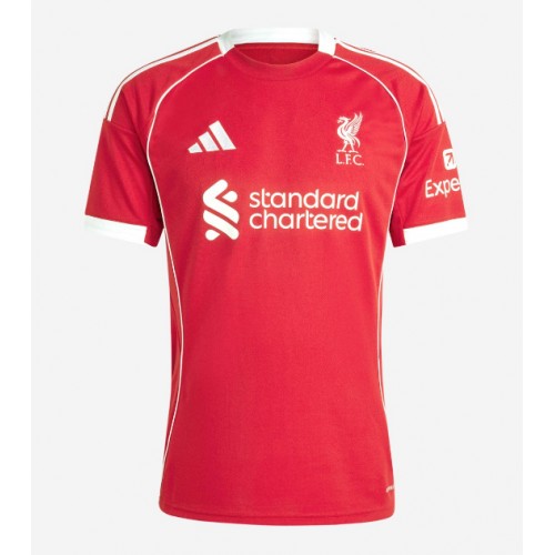 Stroje piłkarskie Liverpool Koszulka Podstawowej 2025-26 Krótki Rękaw